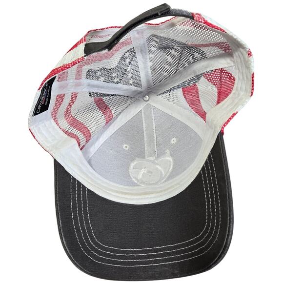 Cap America Flag Trucker Cap with Embroidered‎ GoDaddy Logo - Picture 6 of 8